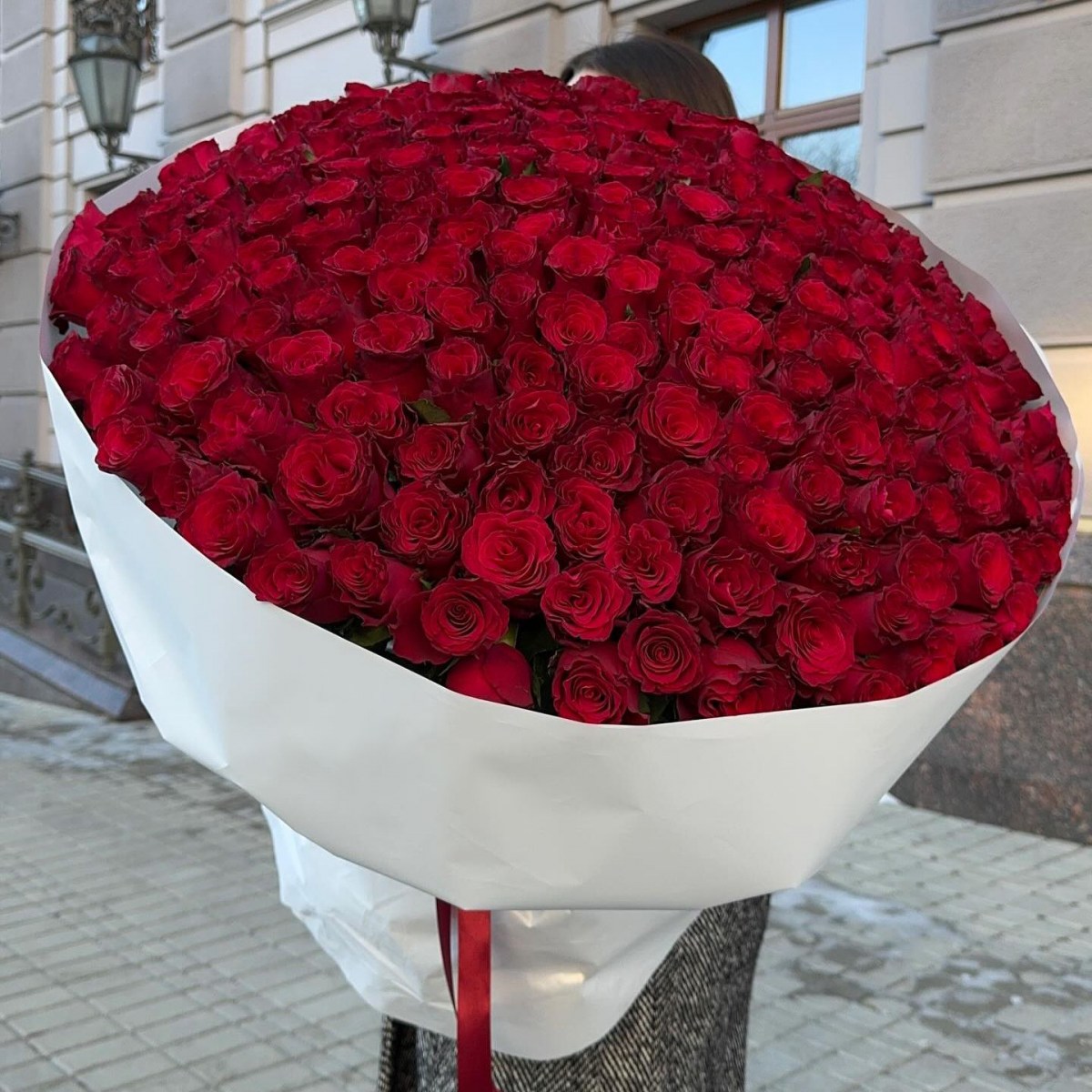 201 красная роза в Новосибирске